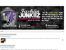 Tablet Screenshot of fashiinjunkiiz.blogspot.com
