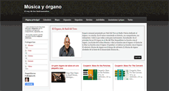 Desktop Screenshot of musicayorgano.blogspot.com