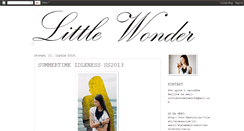 Desktop Screenshot of littlewondernakit.blogspot.com