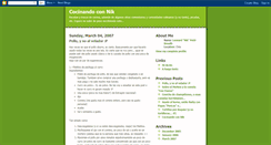 Desktop Screenshot of cocinadenik.blogspot.com