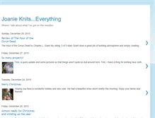 Tablet Screenshot of joanieknits.blogspot.com