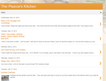 Tablet Screenshot of pearcekitchen.blogspot.com