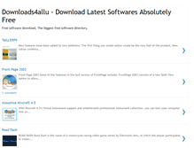 Tablet Screenshot of downloads4allu.blogspot.com