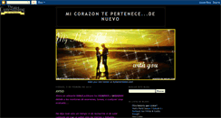 Desktop Screenshot of micorazontepertenece-denuevo.blogspot.com