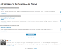 Tablet Screenshot of micorazontepertenece-denuevo.blogspot.com