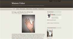 Desktop Screenshot of maisonusher.blogspot.com
