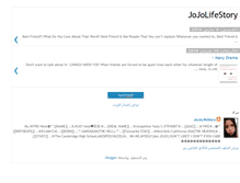 Tablet Screenshot of jojolifestory.blogspot.com