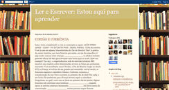 Desktop Screenshot of lendoeescrevendonaalfabetizacao.blogspot.com