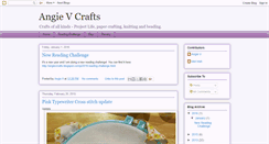 Desktop Screenshot of angievcrafts.blogspot.com