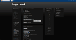 Desktop Screenshot of iragarpenak.blogspot.com