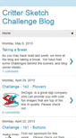 Mobile Screenshot of critterchallengeblog.blogspot.com