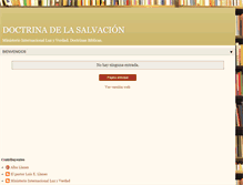 Tablet Screenshot of doctrinadelasalvacion.blogspot.com