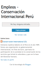 Mobile Screenshot of empleos-conservacioninternacionalperu.blogspot.com