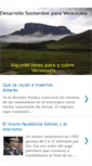 Mobile Screenshot of desarrollosostenibleparavenezuela.blogspot.com