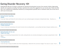 Tablet Screenshot of eatingdisorderrecovery101.blogspot.com