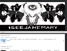 Tablet Screenshot of iseejanemary.blogspot.com