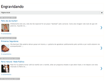 Tablet Screenshot of engravidando.blogspot.com