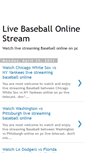 Mobile Screenshot of livebaseballnet.blogspot.com