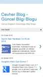 Mobile Screenshot of cevherblog.blogspot.com
