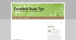 Desktop Screenshot of excellentstudytips.blogspot.com