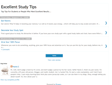 Tablet Screenshot of excellentstudytips.blogspot.com