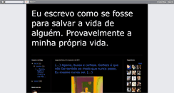 Desktop Screenshot of palavras-sujas.blogspot.com