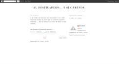 Desktop Screenshot of aldesfiladero.blogspot.com
