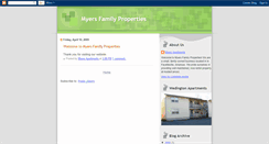 Desktop Screenshot of myersapts.blogspot.com