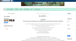 Desktop Screenshot of jensencrafts.blogspot.com
