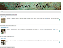 Tablet Screenshot of jensencrafts.blogspot.com