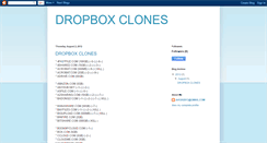 Desktop Screenshot of a41202813-dropbox-clones.blogspot.com