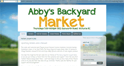 Desktop Screenshot of abbysbackyardmarket.blogspot.com