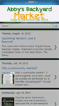 Mobile Screenshot of abbysbackyardmarket.blogspot.com