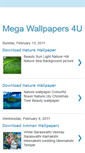 Mobile Screenshot of megawallpapers4u.blogspot.com