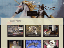 Tablet Screenshot of beerandkittys.blogspot.com