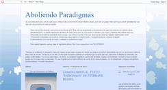 Desktop Screenshot of aboliendoparadigmas.blogspot.com