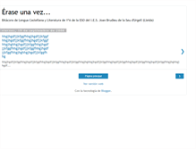 Tablet Screenshot of eraseunaveza.blogspot.com
