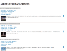 Tablet Screenshot of mujer-realidad-futuro.blogspot.com