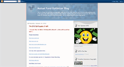 Desktop Screenshot of mutualfundoptimizer.blogspot.com