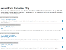 Tablet Screenshot of mutualfundoptimizer.blogspot.com