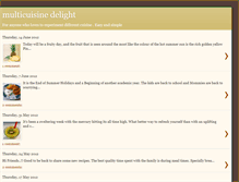 Tablet Screenshot of multicuisinedelight.blogspot.com