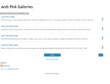Tablet Screenshot of andi-pink-galleries.blogspot.com