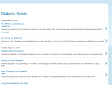 Tablet Screenshot of diabetics-guide.blogspot.com