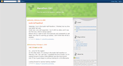Desktop Screenshot of marathon-girl.blogspot.com
