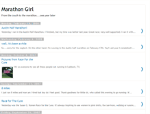Tablet Screenshot of marathon-girl.blogspot.com