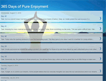 Tablet Screenshot of 365daysofpureenjoyment.blogspot.com