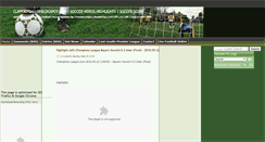 Desktop Screenshot of clipfootballsp.blogspot.com