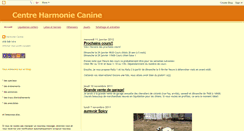 Desktop Screenshot of harmoniecanine.blogspot.com