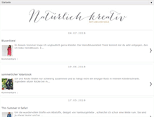 Tablet Screenshot of natuerlichkreativ.blogspot.com