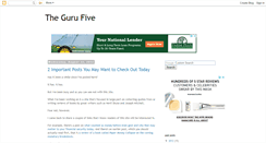 Desktop Screenshot of fivegurus.blogspot.com